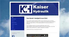 Desktop Screenshot of kaiser-hydraulik.de