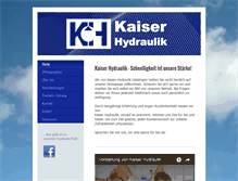 Tablet Screenshot of kaiser-hydraulik.de